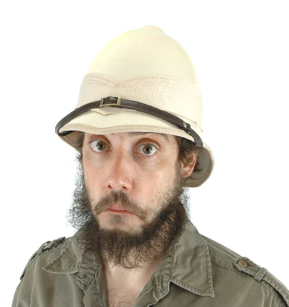 SteamPunk Cosplay Victorian British Safari Explorer Pith Helmet Hat NEW UNWORN