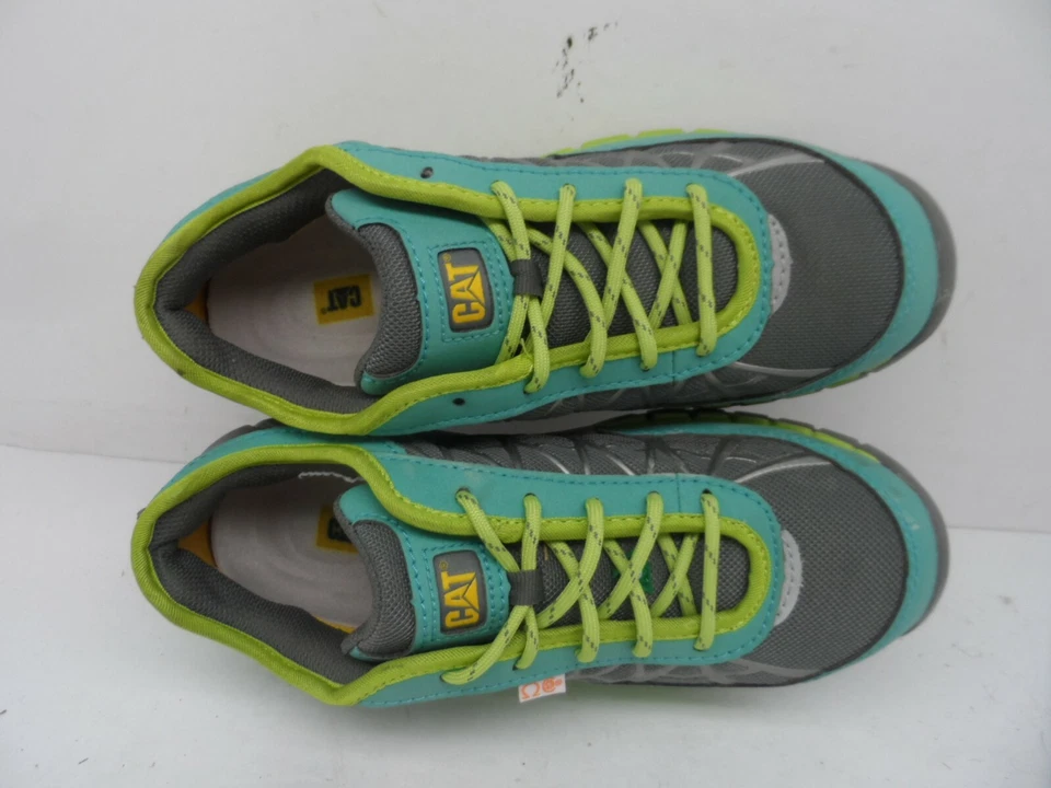 Zapatos deportivos de seguridad gris/verde CATERPILLAR Connexion STCP para mujer talla 7W Foto 4 de 4