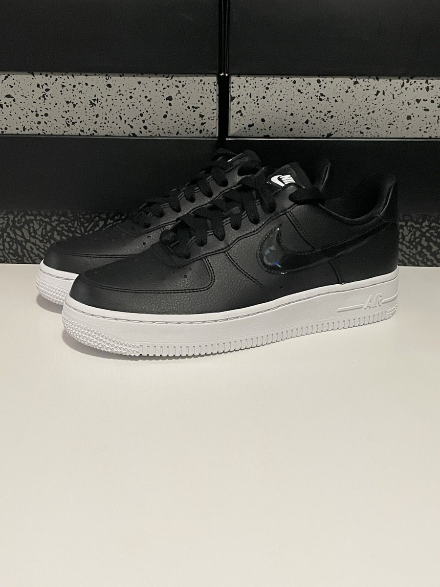 New W Nike Air Force 1 '07 ESS “Black Iridescent” CJ1646-001