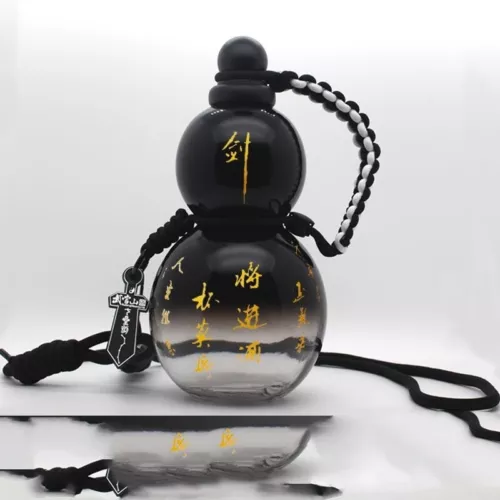 Black Myth: Wukong Gourd port bottiglia d'acqua 800ML porte gioco fan collezionismo - Foto 4 di 15