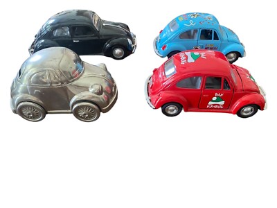 Modèle Réduit Volkswagen Coccinelle Classique 1955 à L'échelle 1/24 - Couleur Noire - Occasion