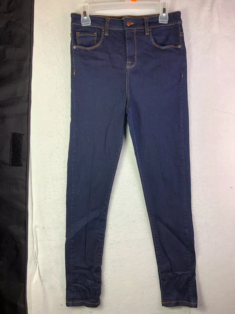 Forever 21 High Rise Skinny Juniors Size 28 Dark Wash Blue Denim