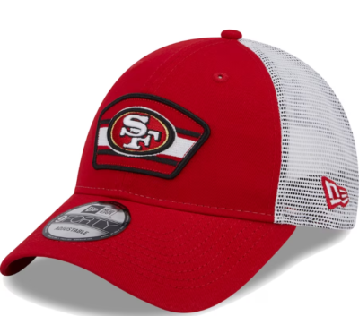 San Francisco 49ers New Era Logo Patch Trucker Mesh 9Forty Snap 