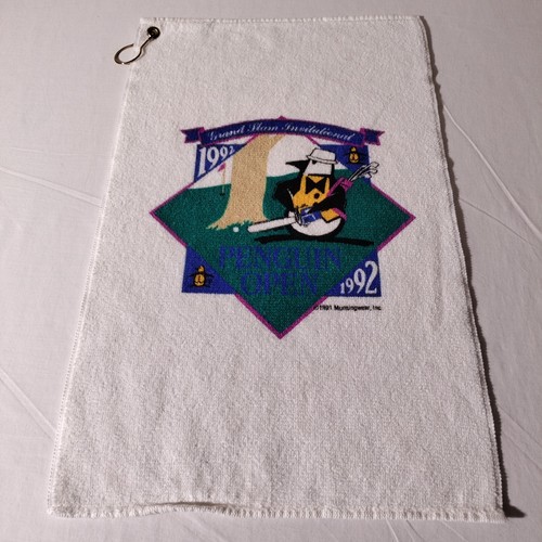 Grand Slam Invitational Penguin Open Munsingwear 1992 Golf Towel 14.5" x23.25 US