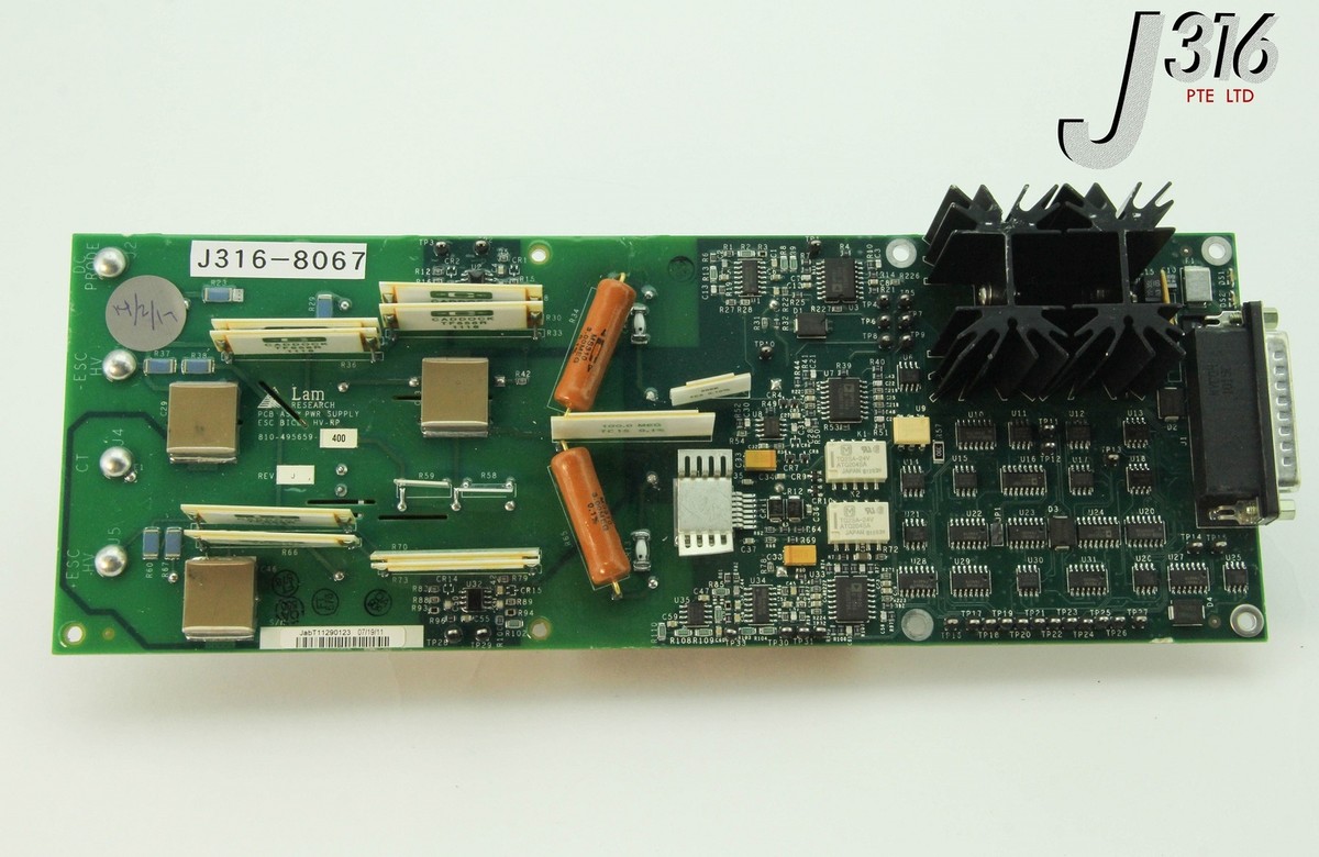 8067 LAM RESEARCH PCB ASSY POWER SUPPLY ESC BICEP HV-RP 810-495659