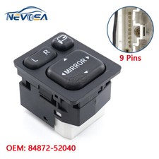 Interruptor de control eléctrico del espejo retrovisor para Toyota Sequoia Camry Vios 84872-52040