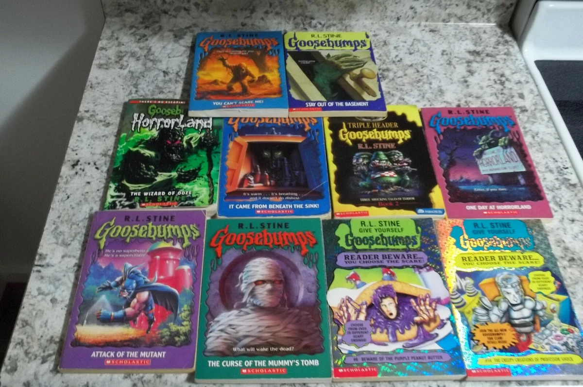 Lot of 10 GOOSEBUMPS Books by R.L. Stine