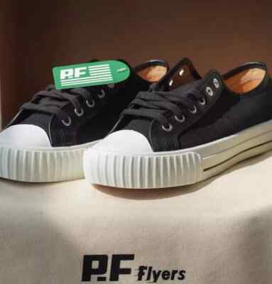 PF Flyers Made in USA Center Lo Mens Multiple sizes black white Sandlot New NIB