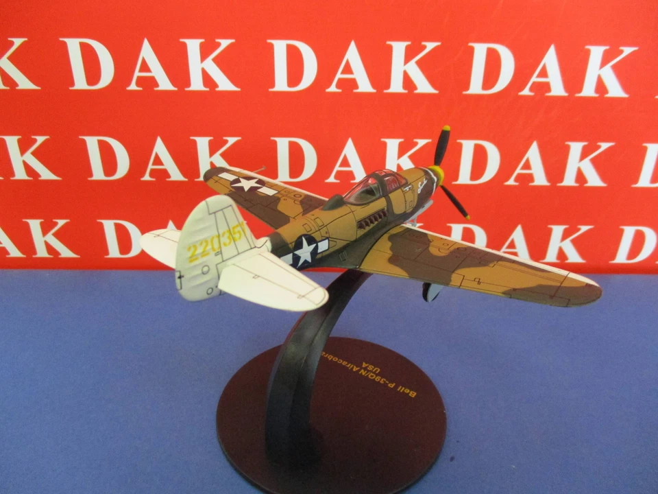 Die cast 1/72 Modellino Aereo Aircraft Bell P-39QN Aircobra Snooks USA by Ixo - Immagine 4 di 4