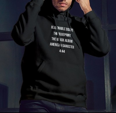Jay-Z Classics Hoodie - Hov - Shawn Carter - Roc Nation - Roc-A-Fella - GOAT