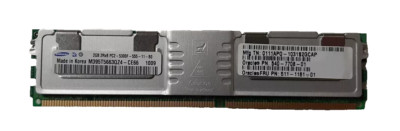 Sun 511-1161 2GB PC2-5300 2R DDR2-667 Fully Buffered 1.8V DIMM M395T5663QZ4-CE66