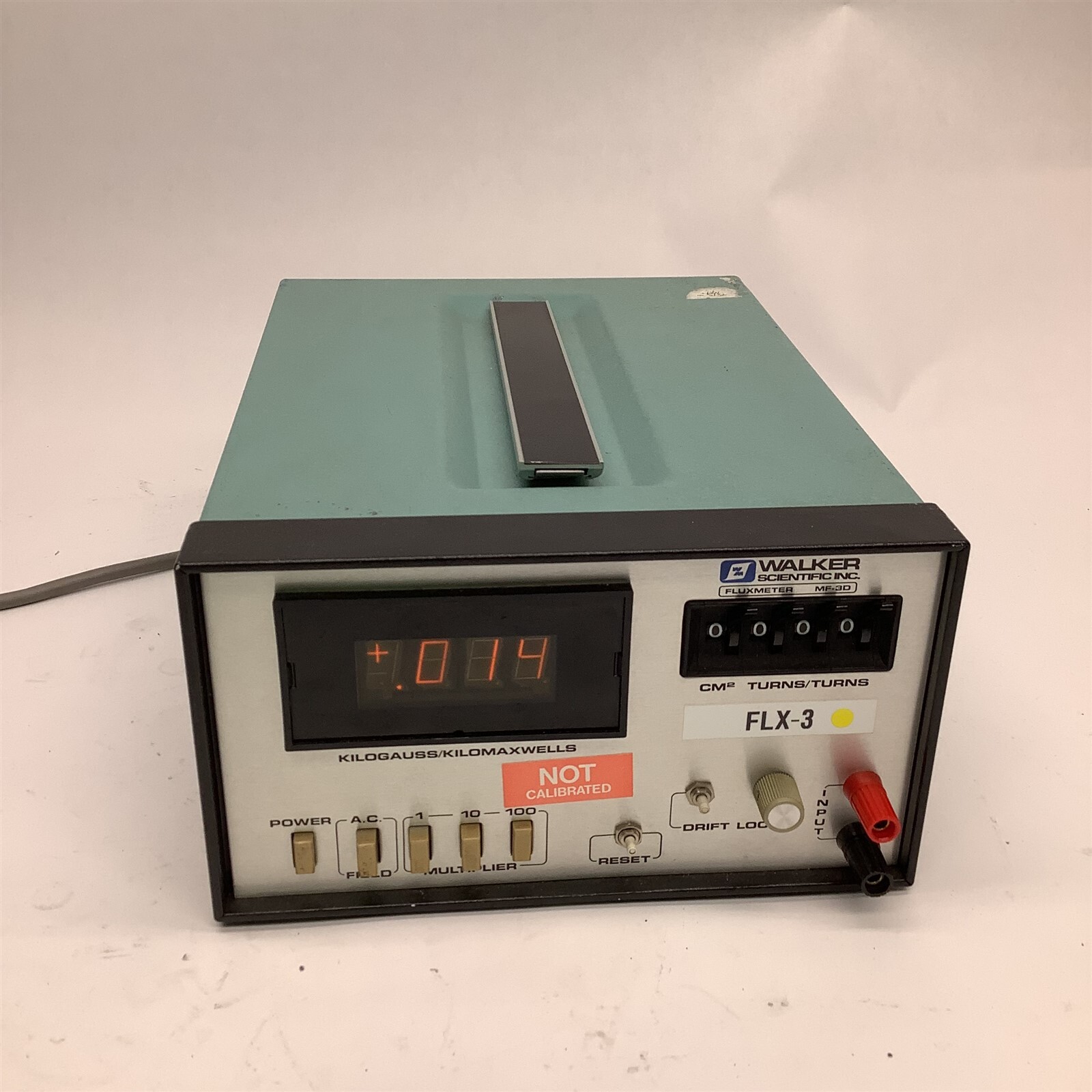 Used Walker Scientific MF-3D Fluxmeter Flux Meter Magnemetrics F2