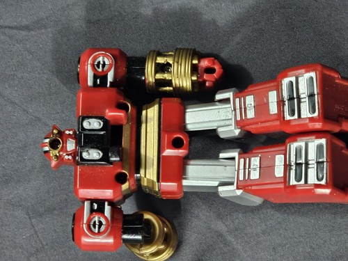 Figurina Red Battlezord Megazord Power Rangers Zeo 5" Zord completa 1996 anni 90 - Foto 4 di 4