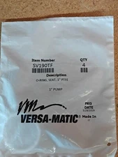 Versamatic O-RING, VALVE SEAT, PTFE, E1 (MET), PN# SV190TF