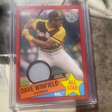 2020 Topps Dave Winfield 1985 Topps Allstar Relic 09/25