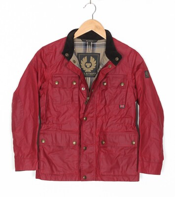 BELSTAFF Roadmaster Waxed Cotton Jacket Boys Kids Youth Size