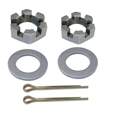 2 Sets Trailer Axle Nut Kit For 1" Trailer Spindle, Includes 1" Shaft - View #5