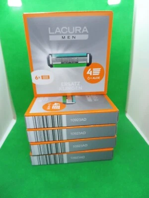 5 x Lacura Men Ersatzklingen (4 Klingen), (PG = 6Stück)