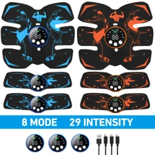 EMS Abdominal Muscle Toning Trainer Stimulator Toner Fitness Belt Belly Shaper
