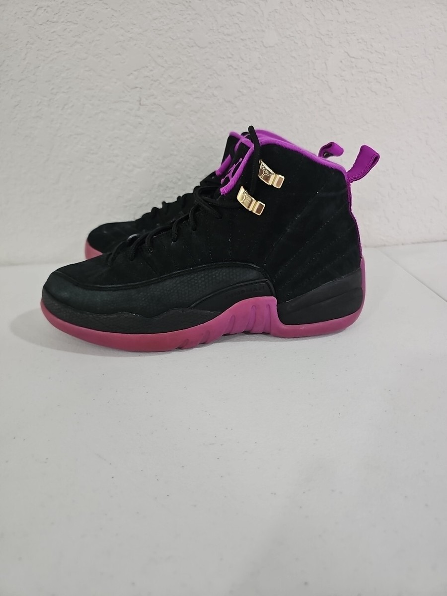purple pink and black jordans