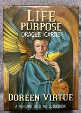 Life Purpose Oracle Cards by Doreen Virtue 44 Card Deck with Guidebook, Boxed