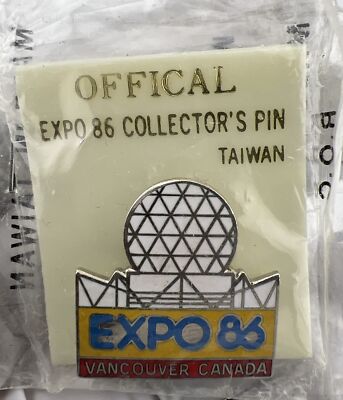 VTG Vancouver Canada EXPO 86 Geodesic Dome Pin Science World Telusphere.