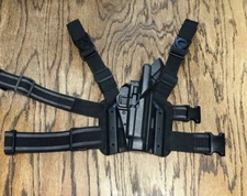 Blackhawk Drop Leg Serpa Holster L3 Beretta 92/96 M9 Right Hand Tactical - Black