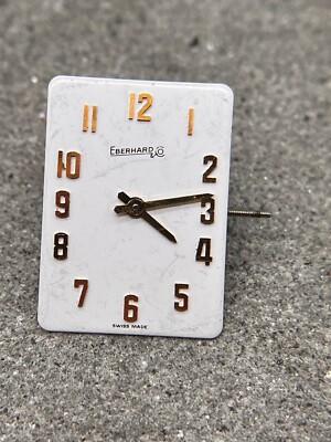 #1574 EBERHARD CO CAL. 176 ETA 2512 HANDAUFZUG UHRWERK MOVEMENT MECHANISM WERK