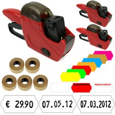 1-zeilige UNO Preisauszeichner + 7500 Etiketten n. Wahl Etikettierer Auszeichner