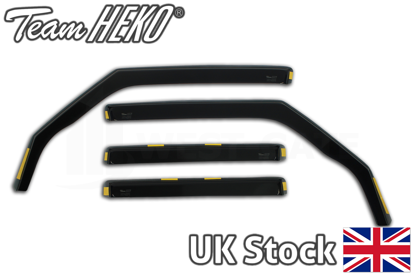HEKO wind deflectors FULL 4 pieces set SUZUKI SWIFT mk6 5doors