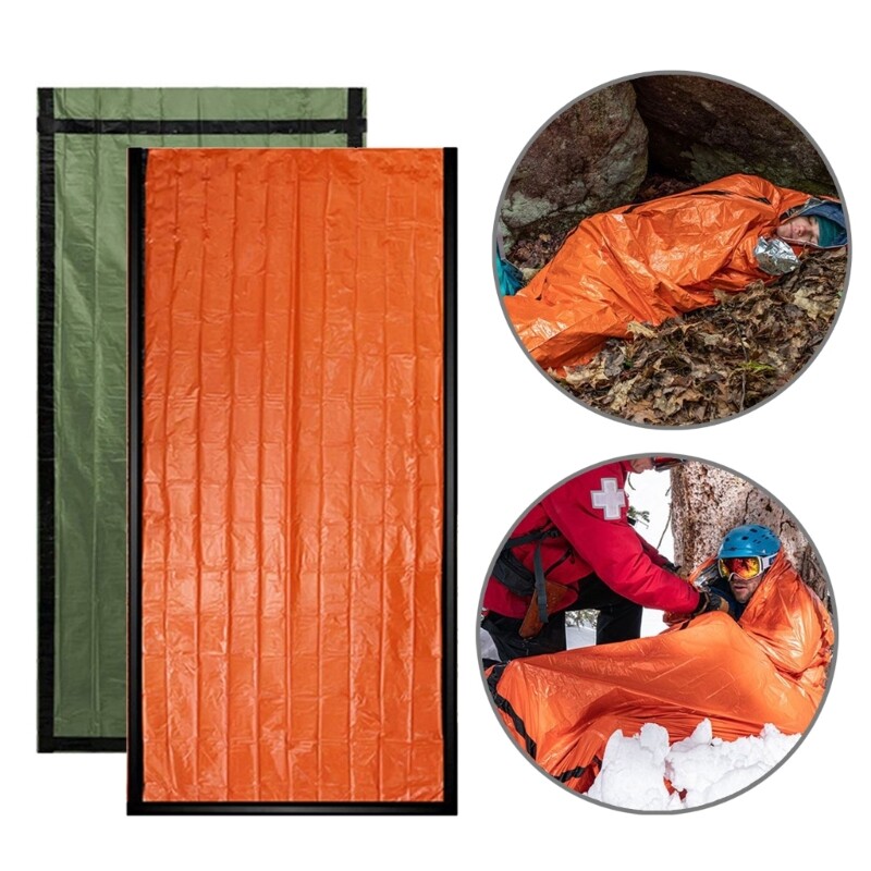Bivvy Bag Aluminum Film Sleepings Bag Warm Tube Survival Bivvy Bag eBay