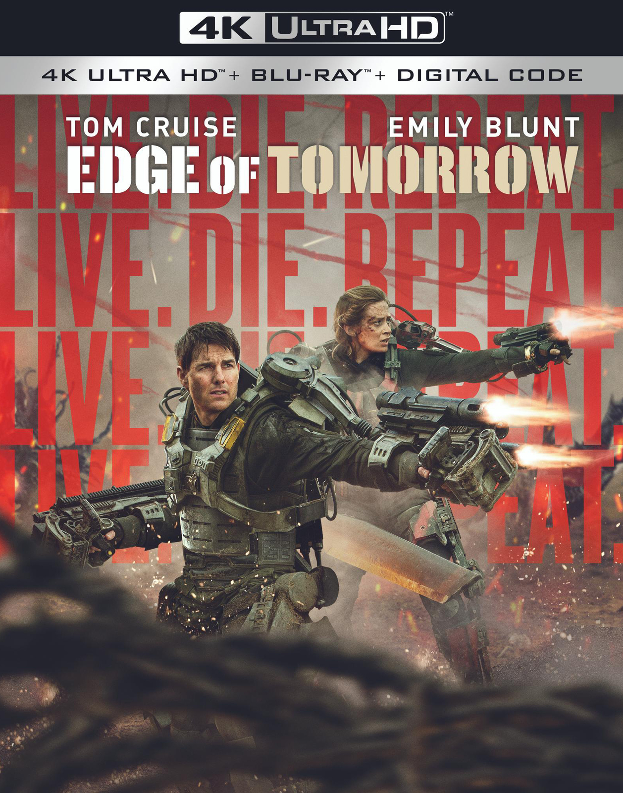 Live Die Repeat: Edge of Tomorrow (4K Ultra HD) (4K UHD Blu-ray) (US IMPORT)