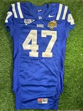 Nike Duke Blue Devils #47 Mickle Team Issue Game Jersey Size L Vintage Rare NCAA