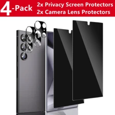 Tempered Glass Privacy Screen Protector for Samsung Galaxy S25 Ultra S25Plus S24