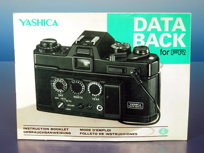 Yashica Data Back FR Handbuch booklet Mode d'emploi Folieto de Instruccio-200268