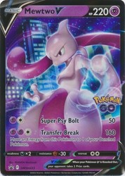 Mewtwo V SWSH223 Sword & Shield Black Star Promo Holo Card