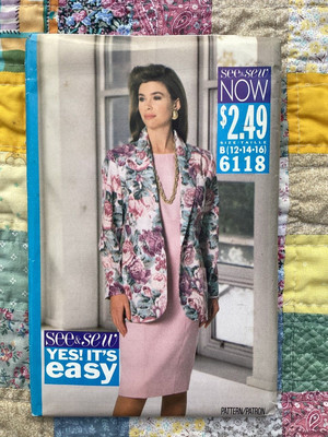 VTG Butterick misses' jacket & dress pattern uncut size 12, 14, 16 | eBay