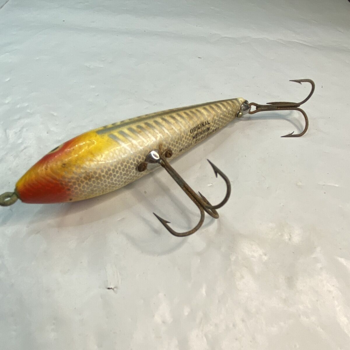 Vintage Fishing Lure Original Heddon Wood Zaragosa RARE | eBay Vintage Fishing Lure Original Heddon Wood Zaragosa RARE | eBay