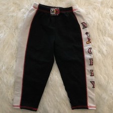 Mickey Mouse Youth Unisex Size 4 Sweatpants Black and White