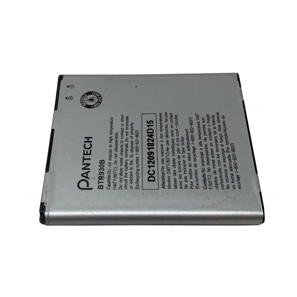 Battery BTR930B For Pantech Perception Premia ADR90L V 4G  2020mAh 3.8V Original - Image 4 of 4