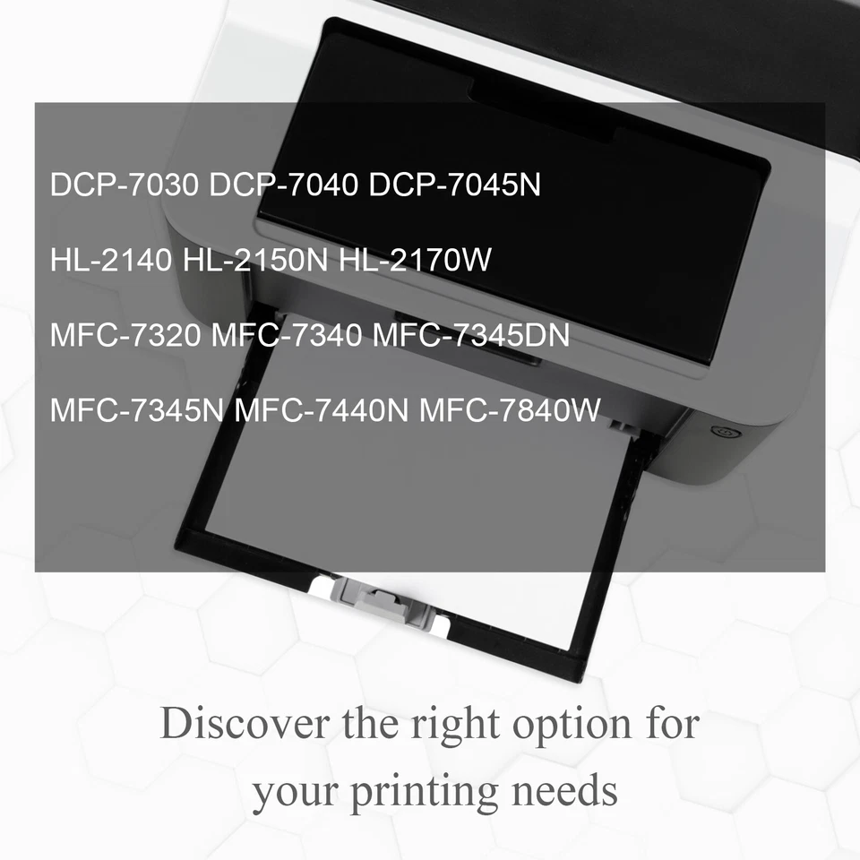 TN360 Toner & DR360 Drum Compatible For Brother HL-2140 2170W MFC-7340 MFC-7840W - Image 2 of 4