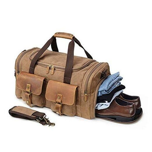 Canvas Duffle Bag Oversized Genuine 