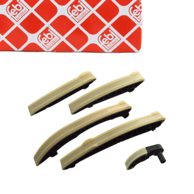 FEBI Gleitschienen Satz Steuerkette für MERCEDES W213 W222 X253 W166 X166 OM642