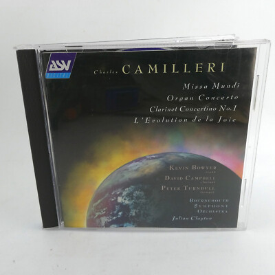 CD - 1997 - Charles Camilleri  Works For Organ, Trumpet & Strings, Kevin Bowyer,