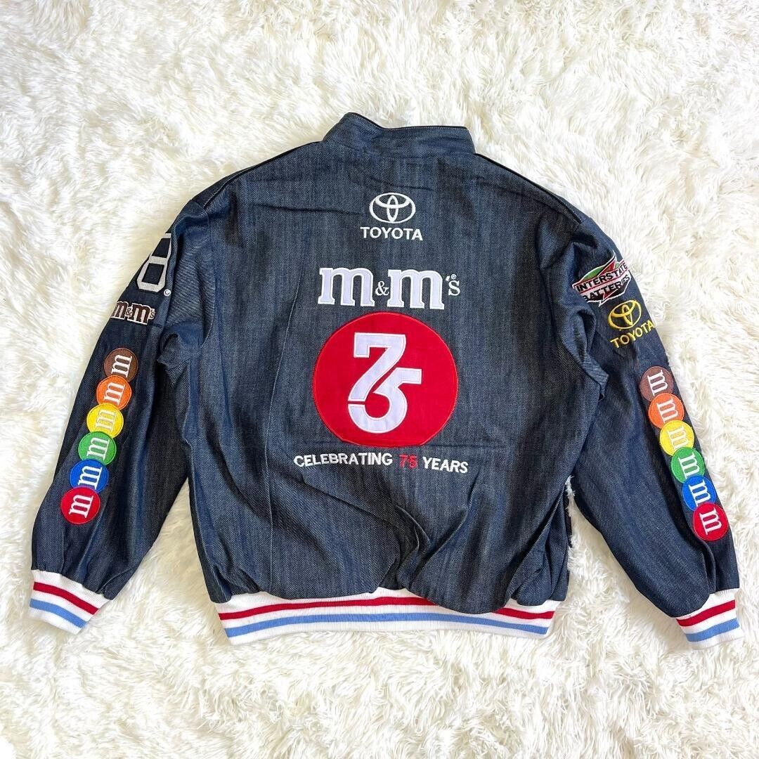 JH DESIGN Racing Jacket m&m Toyota Denim L