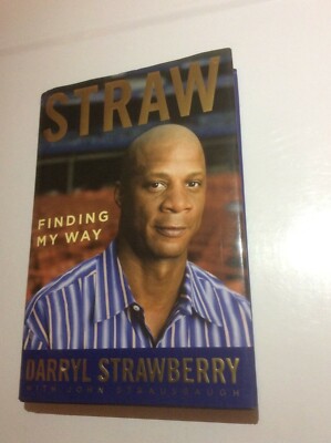 Straw: Finding My Way, Strawberry, SIGNED, (2009), HC/DJ, Baseball,Autobiography
