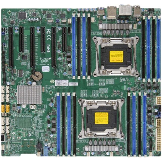 Supermicro X10 Dai Server Motherboard Dual Lga 2011 Intel C612 For Sale