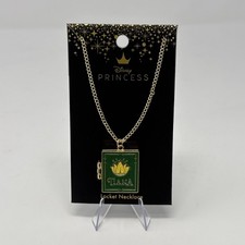 Disney - The Princess And The Frog - Tiana Storybook Locket Necklace - New