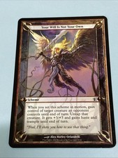 Your Will Is Not Your Own (Archenemy) Oversize Cards Regular MTG TCG CARD NM