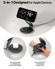 3-in-1 Foldable MagSafe Travel Charger